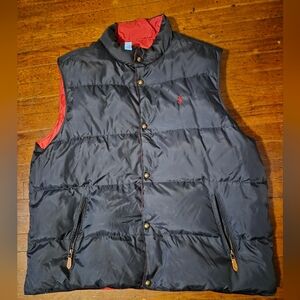Polo Ralph Lauren Mens Sz 2XL Blue Red Reversibe Vest